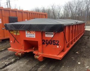 dumpster rental 20 yard covered