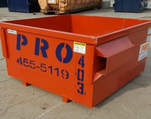 roll off dumpster 4yd